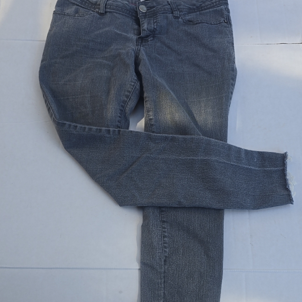 2.1 Denim Women's Charcoal Skinny Jeans